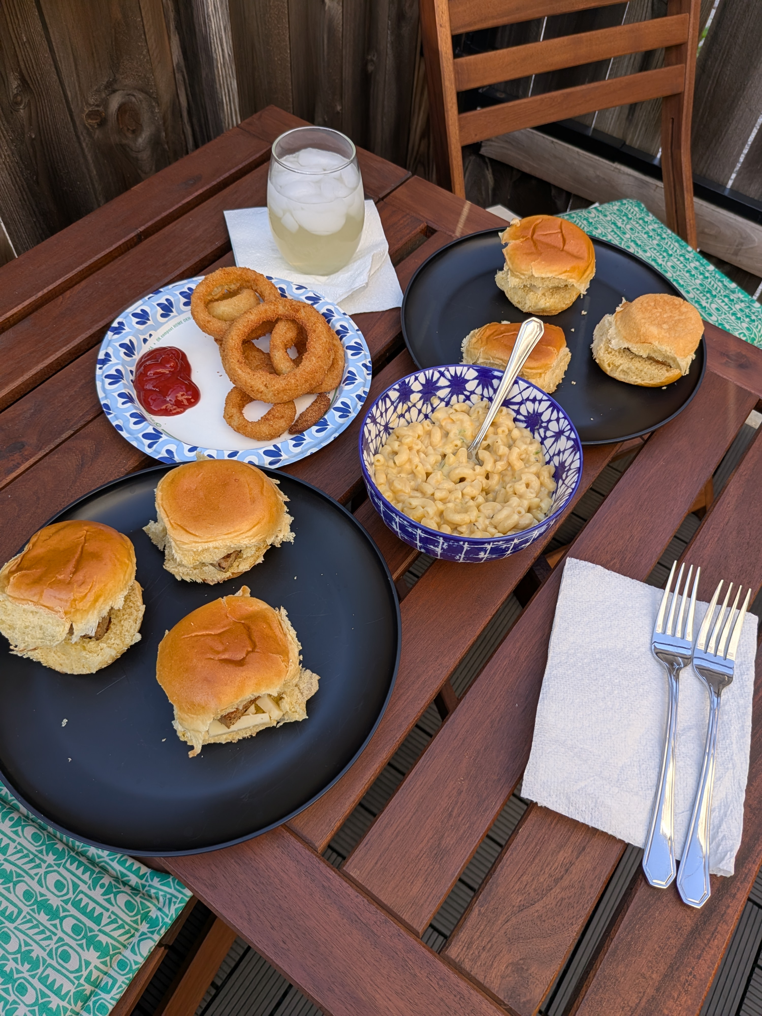 Backyard slider spread